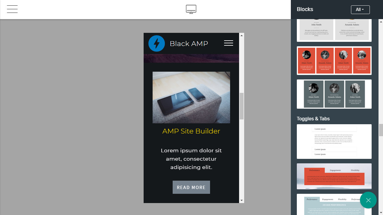Mobile-friendly Page Creator