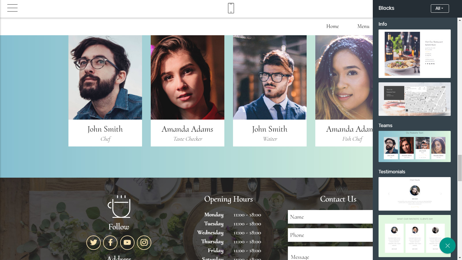 free page themes