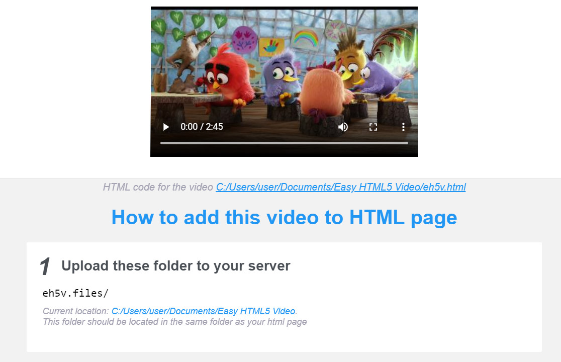 autoplay video html